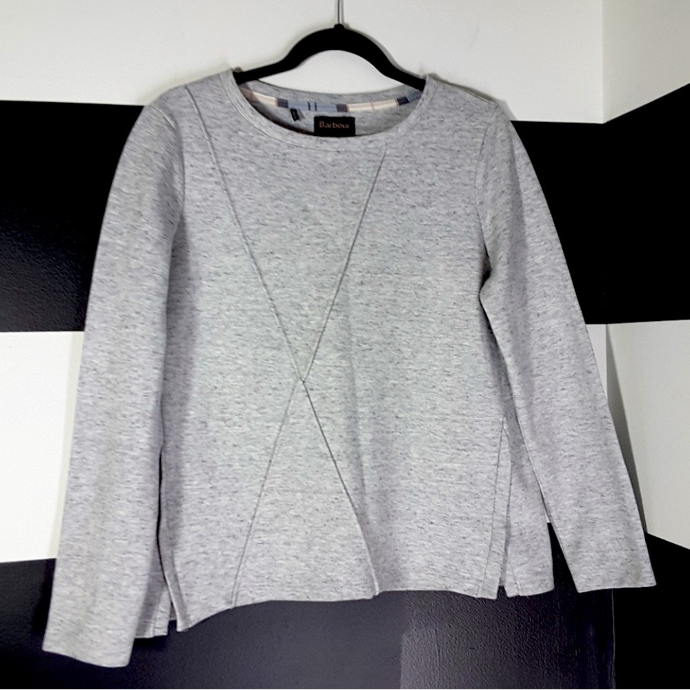 BARBOUR Summer Tartan Highland OverLayer Top Size 8